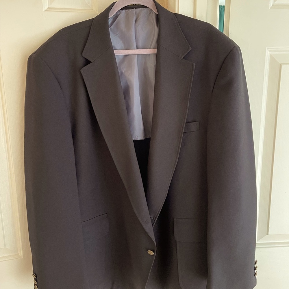 Men’s Sport Coat in Black 54R